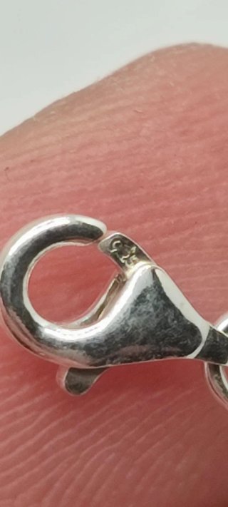 Pulsera de Plata y Prehnita.