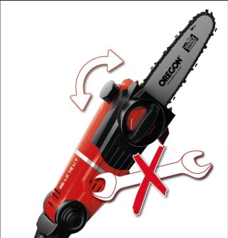 Sierra de pértiga a batería