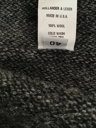 Americana Lana Vintage Hollander & Lexer Gris
