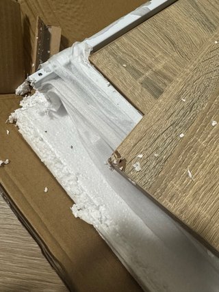 Armario Burro Sklum Metal Madera Blanco