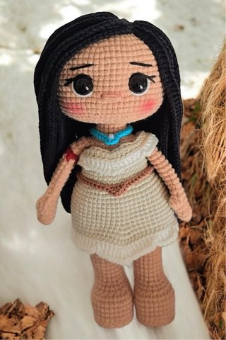 Muñeca Amigurumi Pocahontas