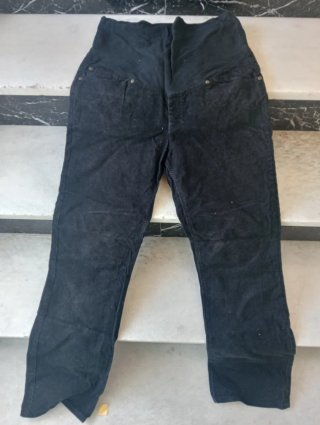 Pantalón premamá negro talla M
