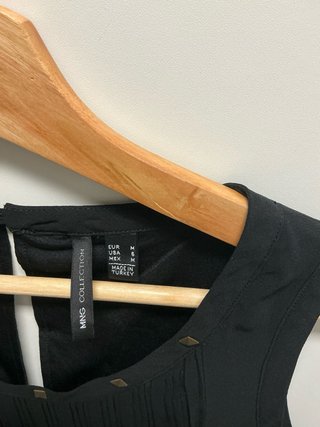 Vestido Mango Negro Talla M