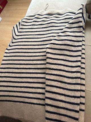 Chaqueta Zara punto rayas xL