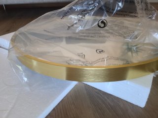 Specchio rotondo oro