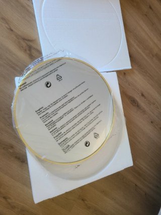 Specchio rotondo oro