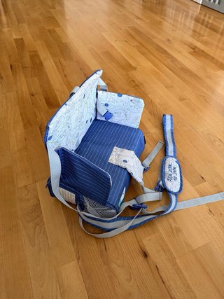 Trona portátil para bebé de viaje