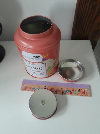 Cajita metálica Tea People - Sangre de Naranja