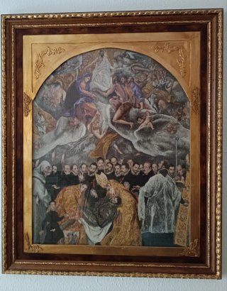 Cuadro Punto Cruz El Entierro del Conde de Orgaz