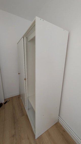 Armario blanco puertas correderas