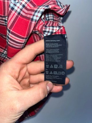 Camicia a quadri Tommy Hilfiger taglia S