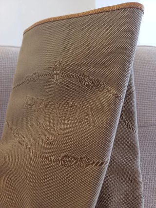 Stivali Prada Pelle e Tela Taglia 38