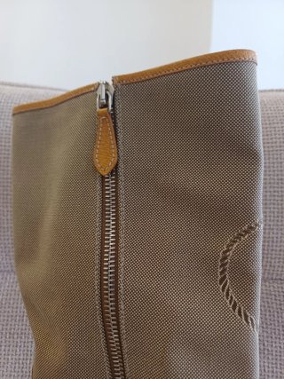 Stivali Prada Pelle e Tela Taglia 38