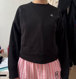 Sudadera Calvin Klein Jeans Negra