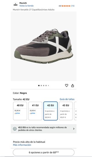 Munich Versatile 27 Zapatillas Talla 42