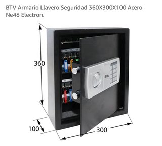 Caja Fuerte BTV Acero con Teclado Numérico