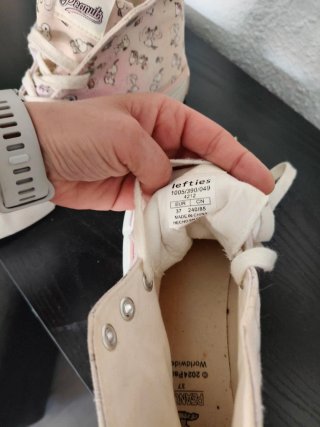 Zapatillas altas Snoopy rosas