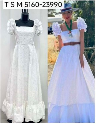 Bata Rociera Bordada