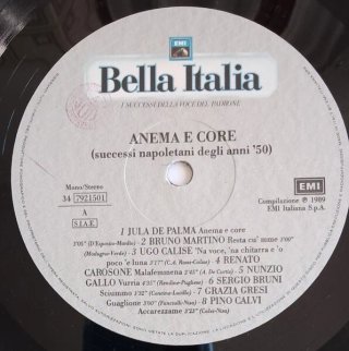 Bella Italia - Anema e Core LP