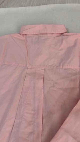 Camisa Oversize Tommy Hilfiger Rosa