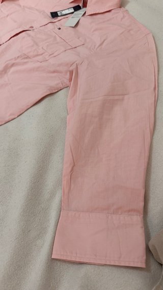 Camisa Oversize Tommy Hilfiger Rosa