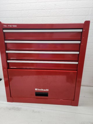 Carro de herramientas Einhell rojo