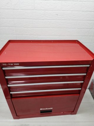 Carro de herramientas Einhell rojo