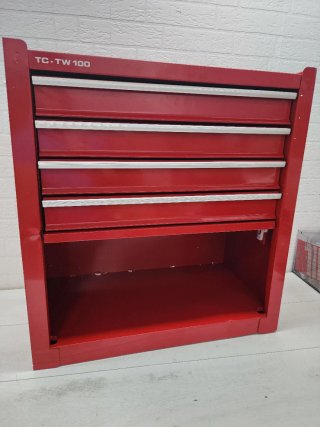 Carro de herramientas Einhell rojo