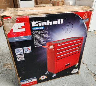 Carro de herramientas Einhell rojo