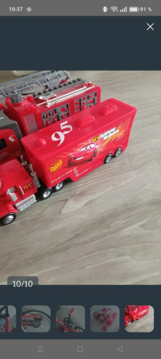 Bicicleta infantil roja Rayo McQueen