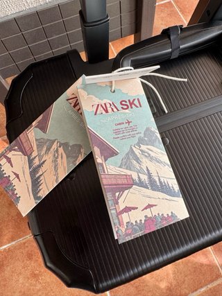 Maleta Cabina Zara SKI Negra. Edición limitada.