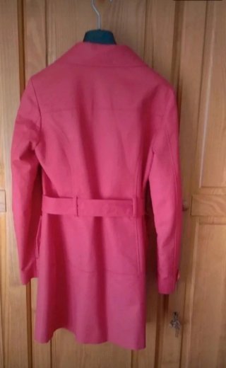 Gabardina Mango Roja Talla M