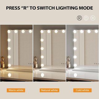 Espejo de maquillaje grande LED NUEVO