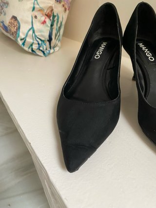 Zapatos tacón negros Mango