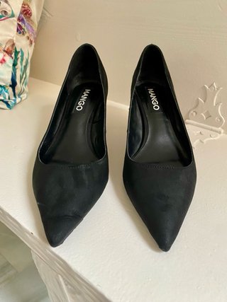 Zapatos tacón negros Mango