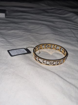 Bracciale donna oro con strass LUCI