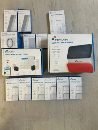 Kit Alarma Nivian Completo sin cables