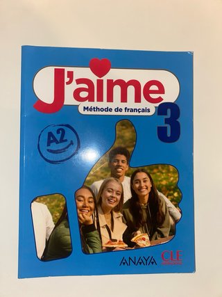 DOS LIBROS DE TEXTO FRANCÉS 3 ESO (J AIME 3ESO EJE