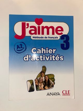 DOS LIBROS DE TEXTO FRANCÉS 3 ESO (J AIME 3ESO EJE