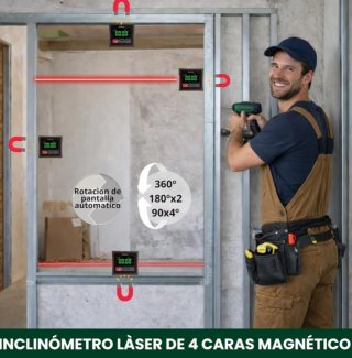 Inclinómetro Digital Láser