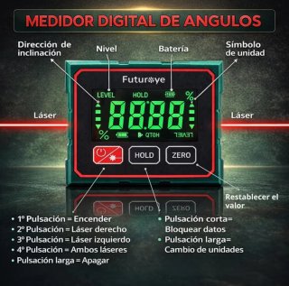 Inclinómetro Digital Láser