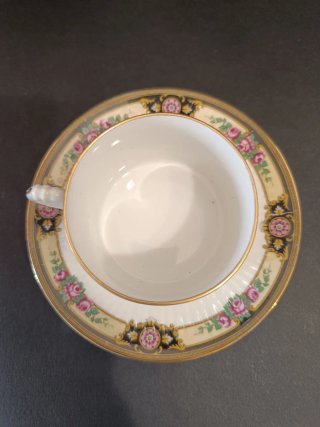 4 Tazas Limoges Chabrol et Poirier