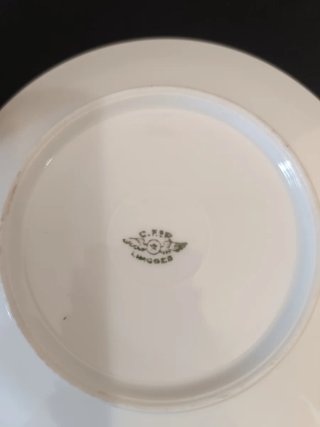 4 Tazas Limoges Chabrol et Poirier