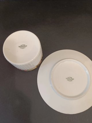 4 Tazas Limoges Chabrol et Poirier
