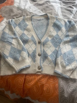 Chaqueta de punto Mango rombos