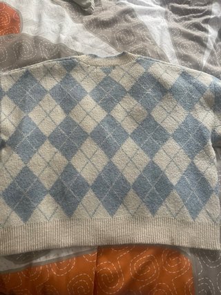 Chaqueta de punto Mango rombos