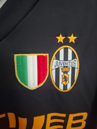 Camiseta Juventus Lotto Fastweb Negra XL Vintage