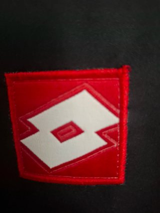 Camiseta Juventus Lotto Fastweb Negra XL Vintage