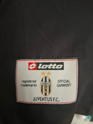 Camiseta Juventus Lotto Fastweb Negra XL Vintage