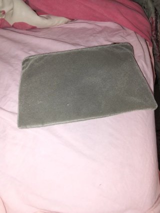 Neceser/Cartera Verde Oliva Nuevo terciopelo